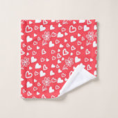 Heet patroon bad handdoek (Wasdoekje)