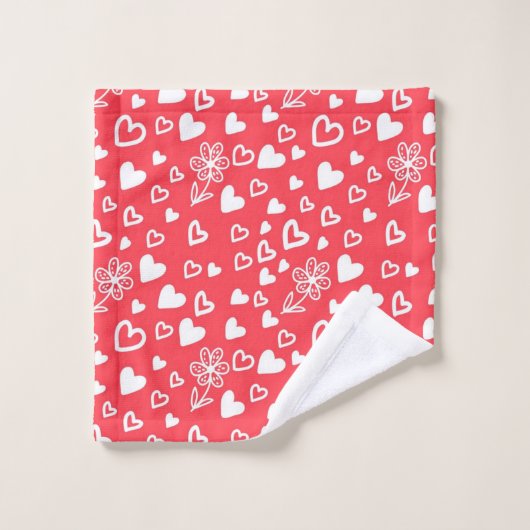 Heet patroon bad handdoek (Wasdoekje)