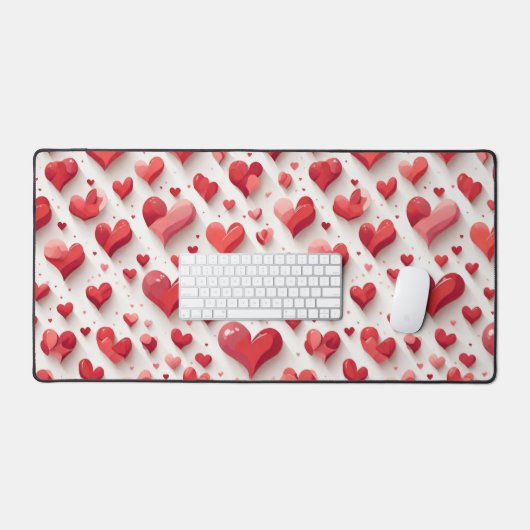 Heet patroon bureaumat (Keyboard & Muis)