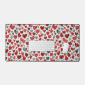 Heet patroon bureaumat (Keyboard & Muis)