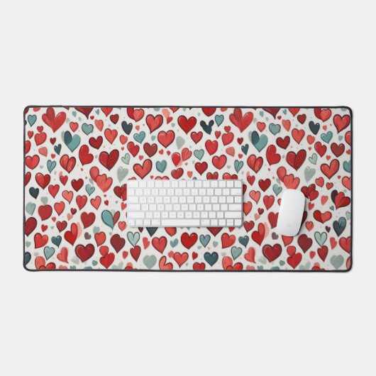Heet patroon bureaumat (Keyboard & Muis)