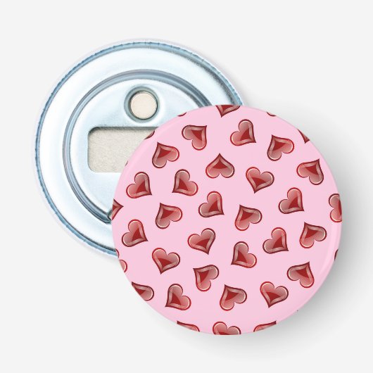 Heet patroon button flesopener (Voorkant)