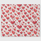 Heet patroon cadeaupapier (Vlak)