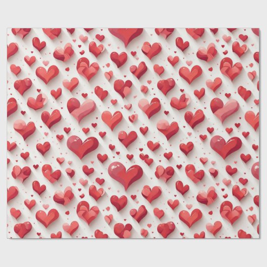 Heet patroon cadeaupapier (Vlak)