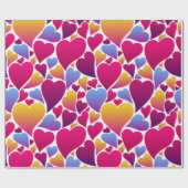 Heet patroon cadeaupapier (Vlak)