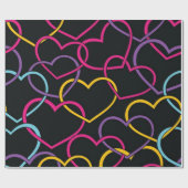 Heet patroon cadeaupapier (Vlak)