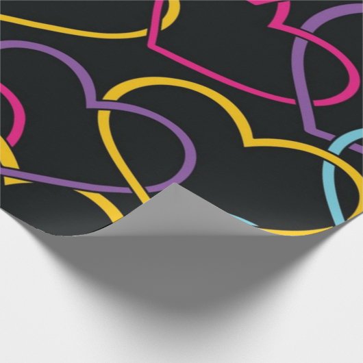 Heet patroon cadeaupapier (Hoek)