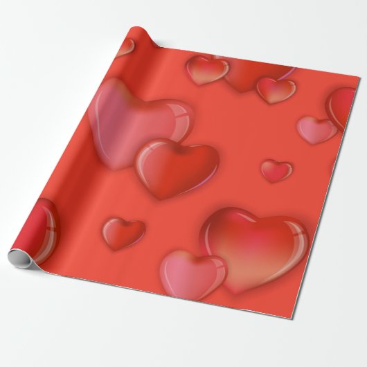 Heet patroon cadeaupapier (Uitgerold)