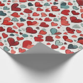 Heet patroon cadeaupapier (Hoek)