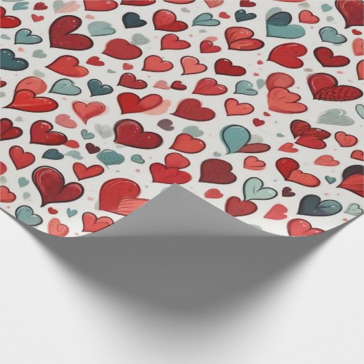 Heet patroon cadeaupapier (Hoek)