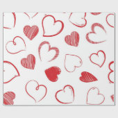 Heet patroon cadeaupapier (Vlak)