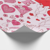 Heet patroon cadeaupapier (Hoek)
