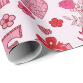 Heet patroon cadeaupapier (Rol Hoek)