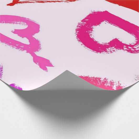 Heet patroon cadeaupapier (Hoek)