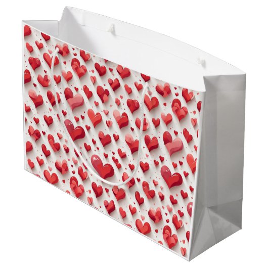 Heet patroon groot cadeauzakje (Achterkant Gekanteld)