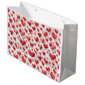 Heet patroon groot cadeauzakje (Voorkant Gekanteld)