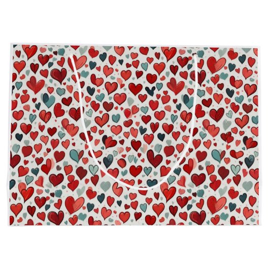 Heet patroon groot cadeauzakje (Achterkant)