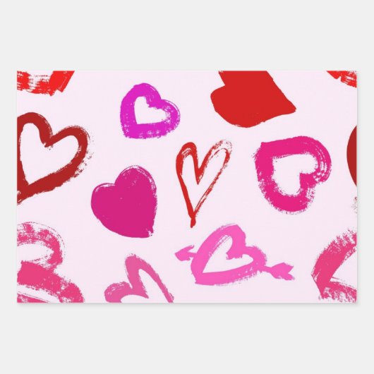 Heet patroon inpakpapier vel (Voorkant 2)