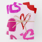 Heet patroon inpakpapier vel (In situ)