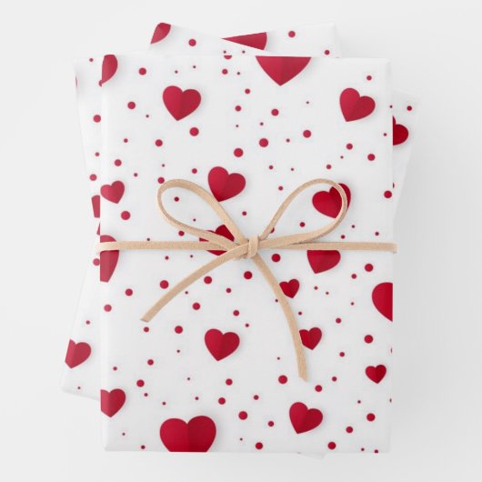 Heet patroon inpakpapier vel (In situ)