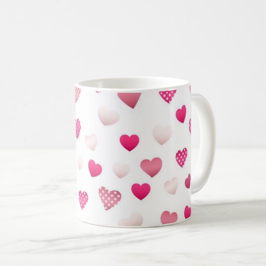 Heet patroon koffiemok (Voorkant rechts)