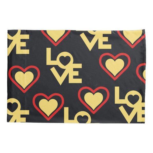 Heet patroon kussensloop (Achterkant)