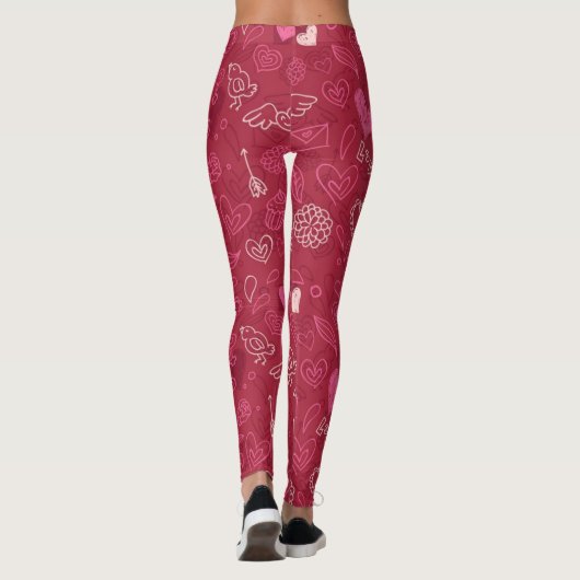 Heet patroon leggings (Achterkant)
