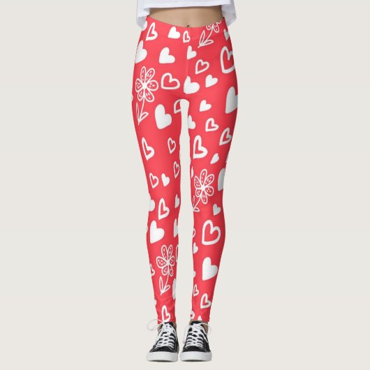 Heet patroon leggings (Voorkant)