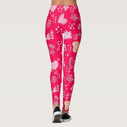 Heet patroon leggings (Achterkant)