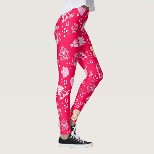 Heet patroon leggings (Rechts)