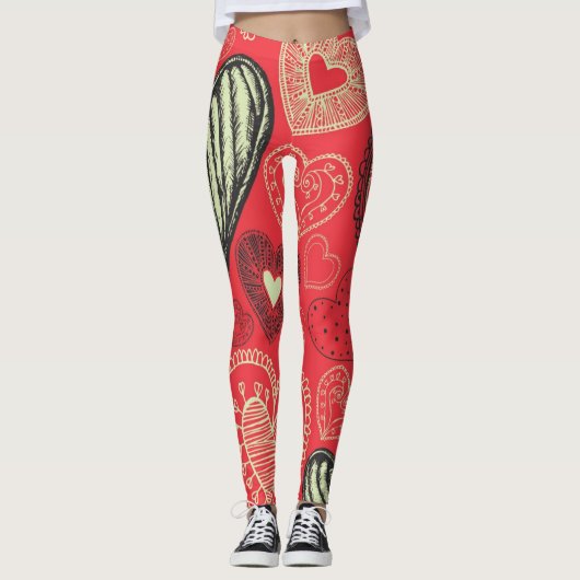 Heet patroon leggings (Voorkant)