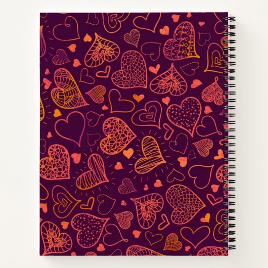 Heet patroon notitieboek (Achterkant)