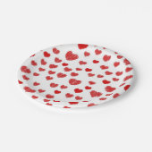 Heet patroon papieren bordje (Gekanteld)