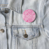 Heet patroon ronde button 5,7 cm (In situ)