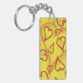 Heet patroon sleutelhanger (Voorkant Links)