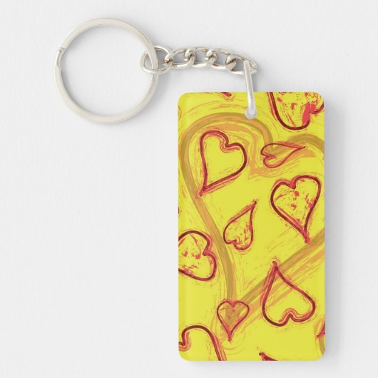 Heet patroon sleutelhanger (Voorkant)