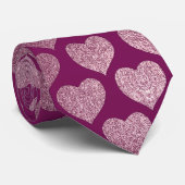 Heet patroon stropdas (Opgerold)