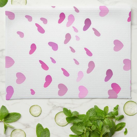 Heet patroon theedoek (Gevouwen)