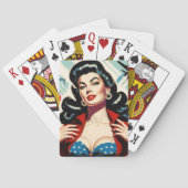 Heet  Pin-up Pokerkaarten (Achterkant)