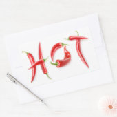 Heet! Rechthoekige Sticker (Envelop)