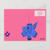 Heet Red Dance Peace Love Party Destiny Briefkaart (Achterkant)