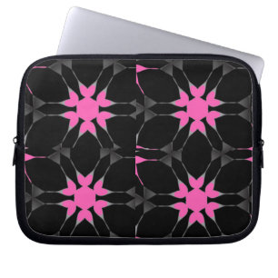Heet retro roze laptop hoesje sleeve