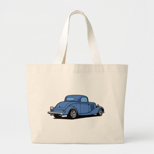 Heet rijtuig Coupe Grote Tote Bag (Voorkant)