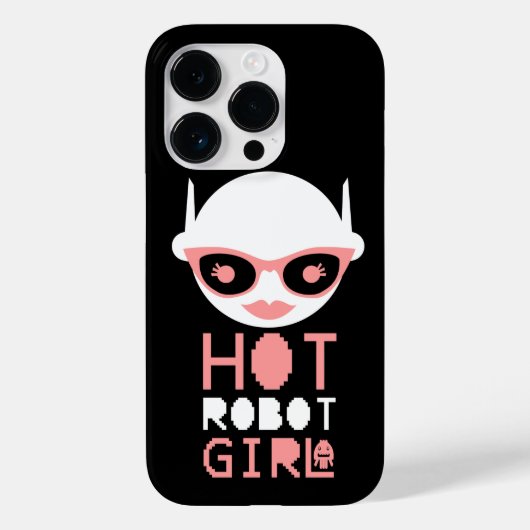 Heet robot meisje Case-Mate iPhone case (Achterkant)