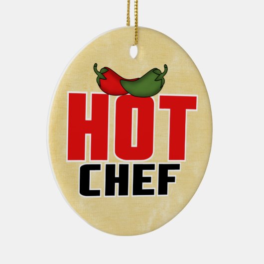 Heet (rode en groene paprika's) keramisch ornament (Rechts)