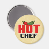 Heet (rode en groene paprika's) magneet (Voorkant / Achterkant)