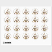 Heet! Ronde Sticker (Vel)
