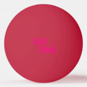 Heet Roze 1-ster rode ping pong bal Pingpongbal (Voorkant)