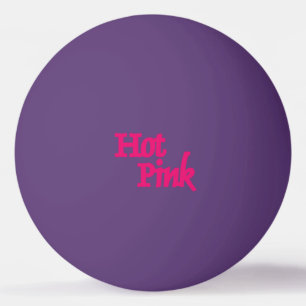 Heet Roze 1-sterren paarse ping pong bal Pingpongbal