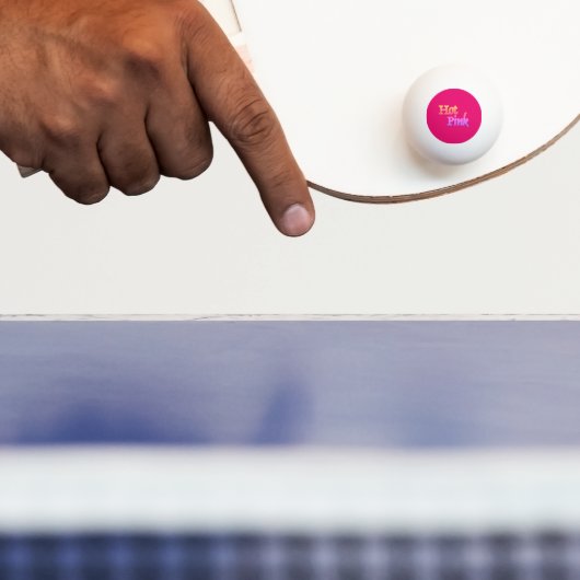 Heet Roze 1-sterren witte ping pong bal Pingpongbal (Peddel)